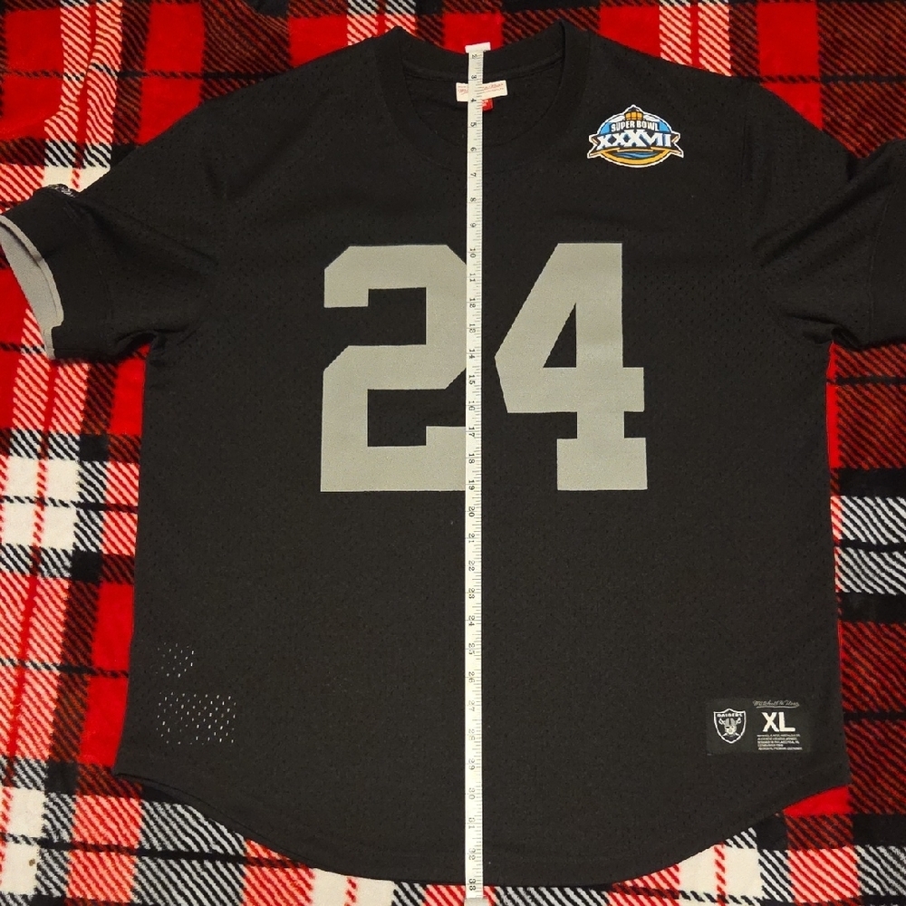 Mitchell & Ness Black Jersey with White Number - Picture 5 of 7